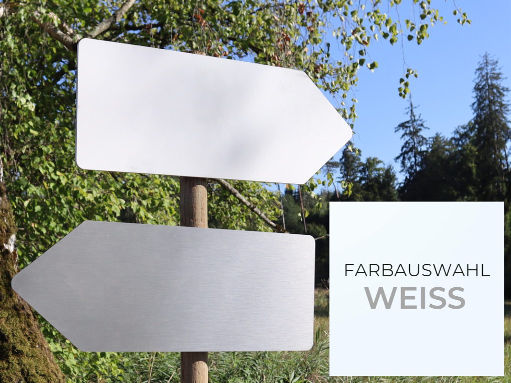 Pfeilschilder 6er-Set